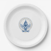 Presidentiële startversie van Trump Pence 2017 Log Papieren Bordje (Voorkant)