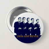 Presidentiële tegenstanders van GOP 2016 Ronde Button 7,6 Cm (Voorkant /achterkant)