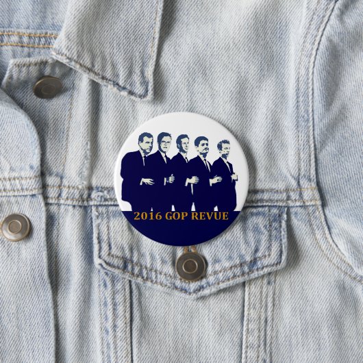 Presidentiële tegenstanders van GOP 2016 Ronde Button 7,6 Cm (In situ)