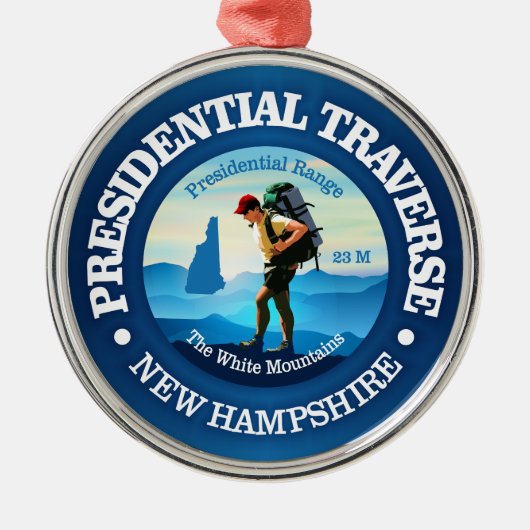Presidentiële traverse (C) Metalen Ornament (Voorkant)