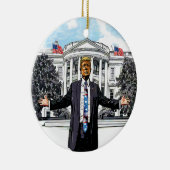 Presidentiële Trotse Amerikaanse Acryl Ornament (Rechts)