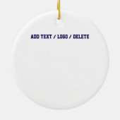 Presidentiële Trotse Amerikaanse Acryl Ornament (Achterkant)