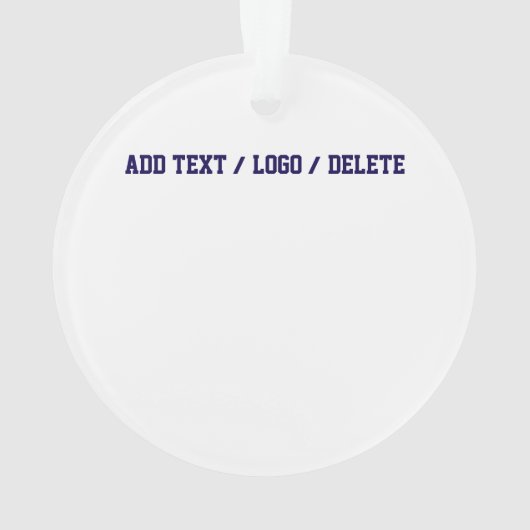 Presidentiële Trotse Amerikaanse Acryl Ornament (achterkant)