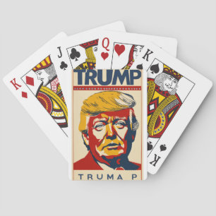 Presidentiële Trump Card Deck: Verzamelbaar spelen Pokerkaarten