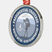 Presidentiële verplaatsing (rd) metalen ornament (Links)