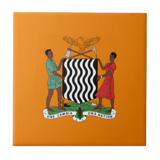 Presidentiële vlag van Zambia Tegeltje