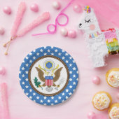 Presidentiële zegels personaliseren papieren bordje (Feest)