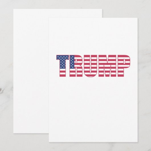 Presidents' Day Kaart (Voorkant / Achterkant)