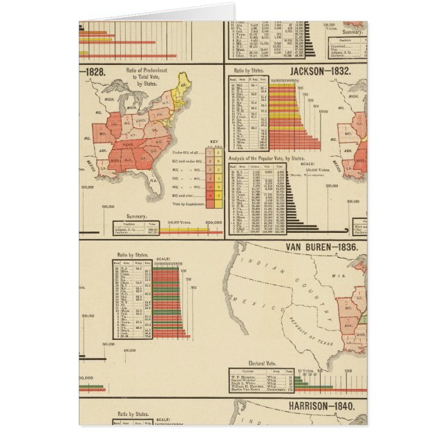 presidentsverkiezingen 1824-1840 (Voorkant)