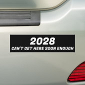 Presidentsverkiezingen 2028 bumpersticker (Op auto)