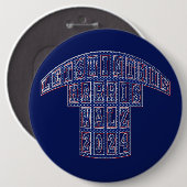 Presidentsverkiezingen Harris Walz 2024 Ronde Button 6,0 Cm (Voorkant /achterkant)