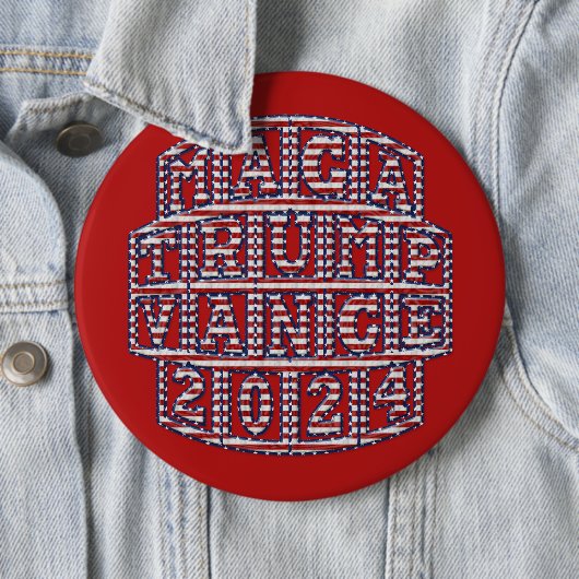 Presidentsverkiezingen Trump Vance 2024 Ronde Button 6,0 Cm (In situ)