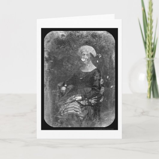 Presidentsvrouw Dolley Madison Daguerreotype 1848 Kaart (Voorkant)