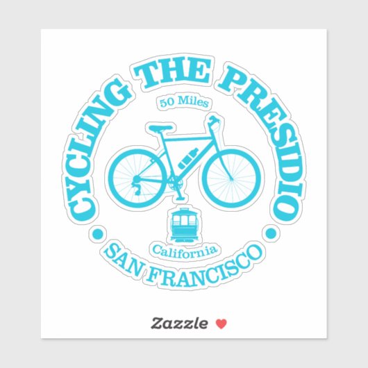 Presidio (fietsen) sticker (Vel)