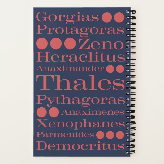 Presocractic Philosophers Journal Notitieboek (Achterkant)
