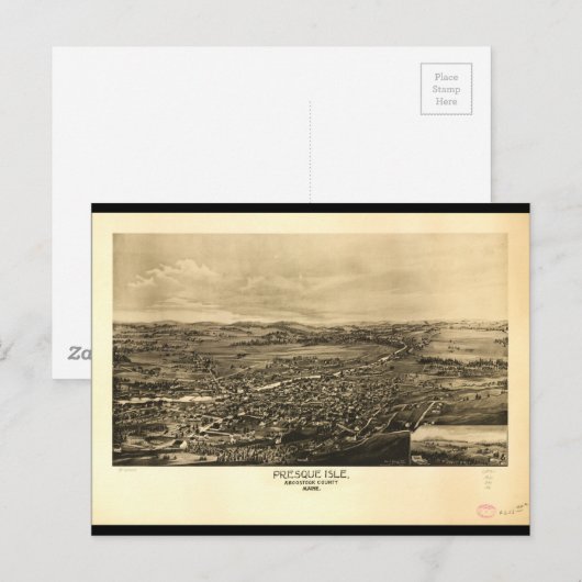 Presque Isle Aroostook County Maine (1894) Briefkaart (Voorkant / Achterkant)