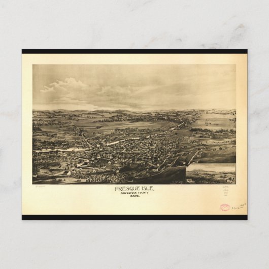 Presque Isle Aroostook County Maine (1894) Briefkaart (Voorkant)