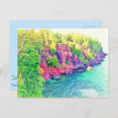 Presque Isle bright-briefkaart Briefkaart (Voorkant / Achterkant)