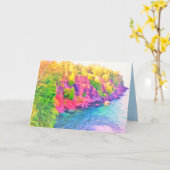 PRESQUE ISLE BRIGHT WENSKAART KAART (Gele Bloem)