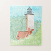 Presque Isle Lighthouse Jigzaag Puzzle Legpuzzel (Verticaal)