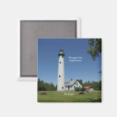 Presque Isle Lighthouse magnet (Voorkant / Achterkant)