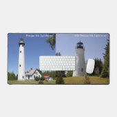 Presque Isle Lighthouses bureaumat (Keyboard & Muis)