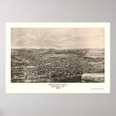 Presque Isle, ME Panoramic Map - 1894 Poster (Voorkant)