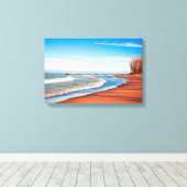 Presque Isle – Meerfotografie Canvas Afdruk (Insitu (Houten vloer))