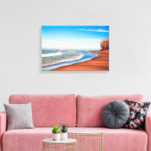 Presque Isle – Meerfotografie Canvas Afdruk (Insitu (Woonkamer))