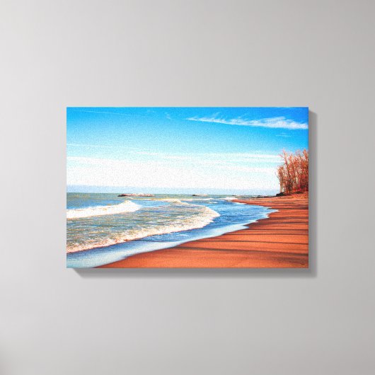 Presque Isle – Meerfotografie Canvas Afdruk (Voorkant)