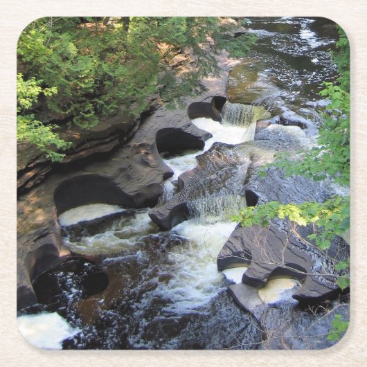 Presque Isle River - Onderzetter Michigan (Voorkant)