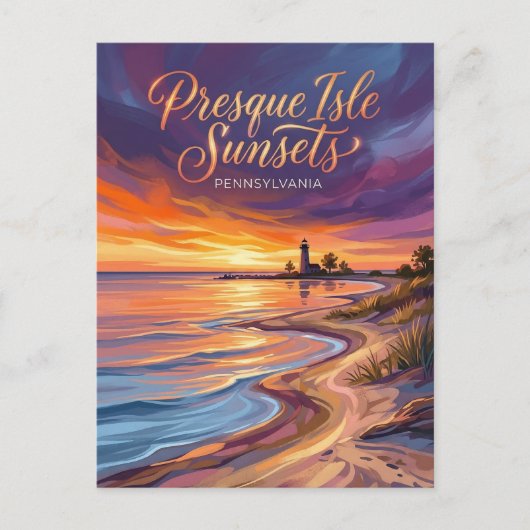 Presque Isle State Park Pennsylvania Briefkaart (Voorkant)