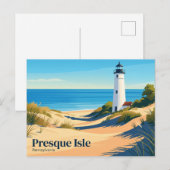 Presque Isle State Park VS Briefkaart (Voorkant / Achterkant)