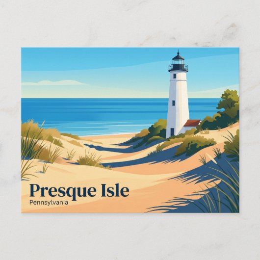 Presque Isle State Park VS Briefkaart (Voorkant)