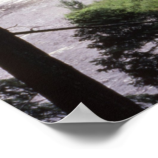 Presque Isle Waterfall 1981 Porcupine Mountains Poster (Hoek)