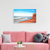 Presque Isle Winter Canvas Afdruk (Insitu (Woonkamer))
