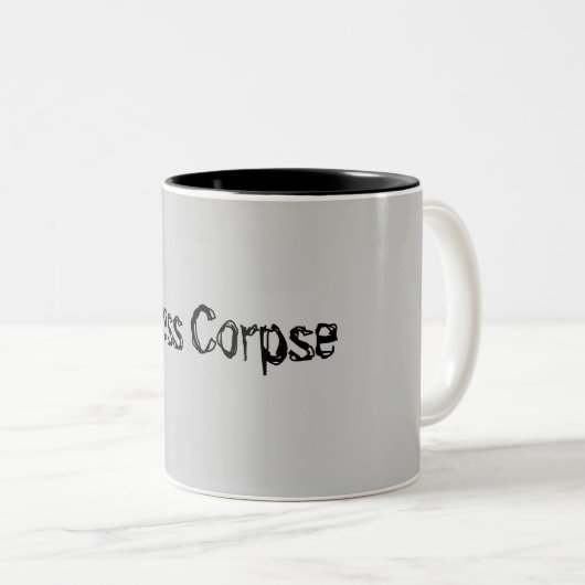 Press Corpse Tweekleurige Koffiemok (Voorkant rechts)