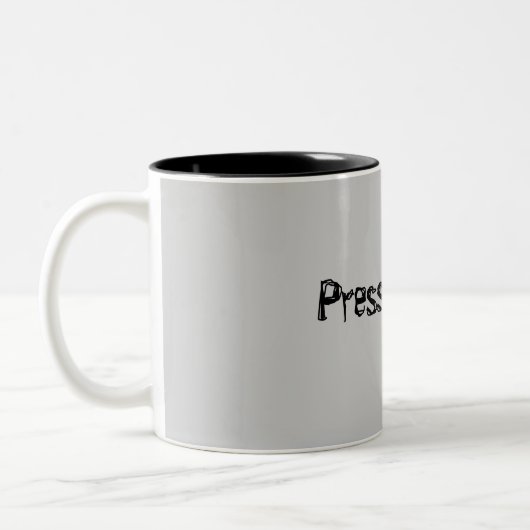 Press Corpse Tweekleurige Koffiemok (Links)