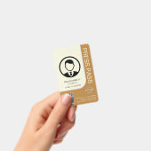Press ID Card with Photo and QR Code Safe Access Badge (Handheld)
