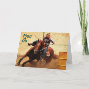 Press On Enmoeting Greeting Card Kaart