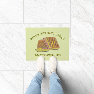 Presse Cuban Ham Cheese Sandwich Deli Restaurant Deurmat