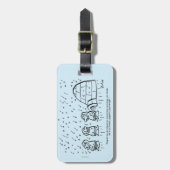 Presse-papier Bagagelabel (Voorkant verticaal)