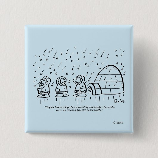 Presse-papier Vierkante Button 5,1 Cm (Voorkant)