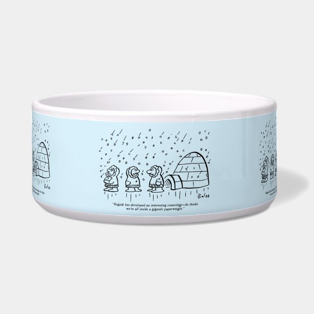 Presse-papier Voerbakje (Voorkant)