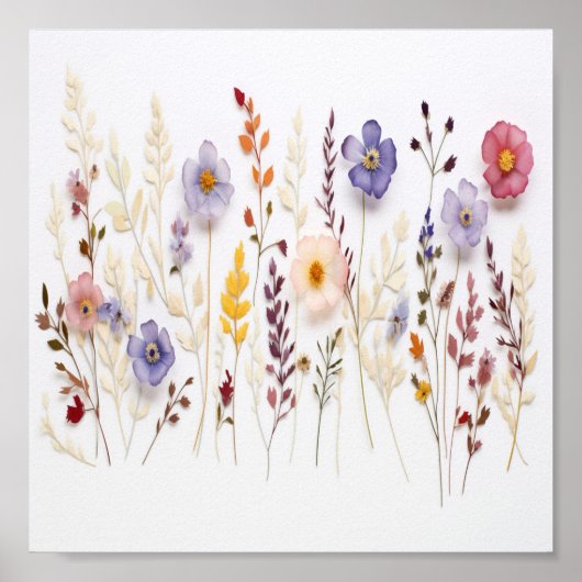 Pressed Flowers Poster (Voorkant)