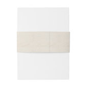 Pressed Flowers Shabby Garden Chic Programma Uitnodigingen Wikkel (Achterkant Voorbeeld)