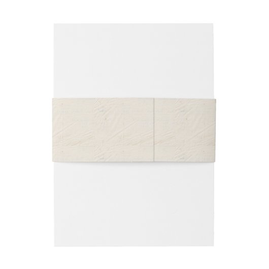 Pressed Flowers Shabby Garden Chic Programma Uitnodigingen Wikkel (Achterkant Voorbeeld)