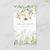 Pressed Flowers Social Media Visitekaartje (Voorkant)