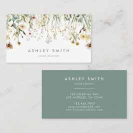 Pressed Flowers Visitekaartje