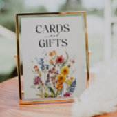 Pressed Flowers Wildflower Kaarten en geschenken t Poster